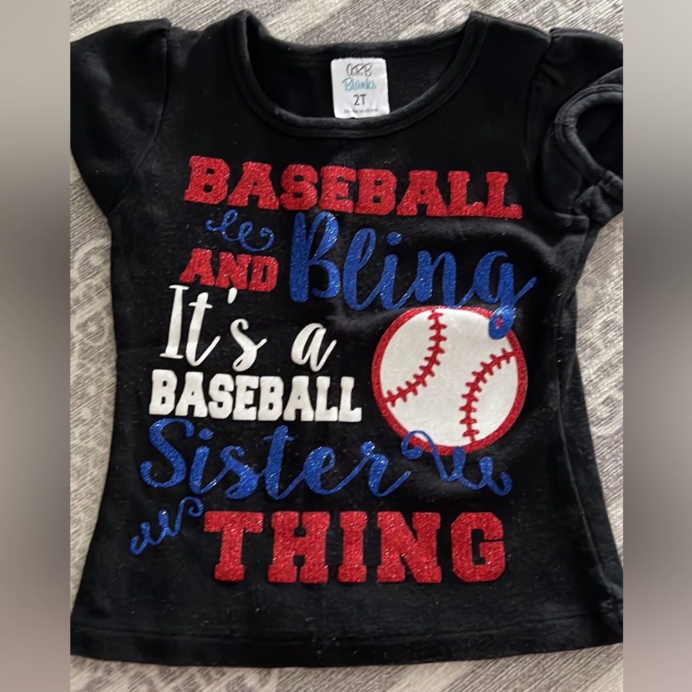 Baseball sister shirt